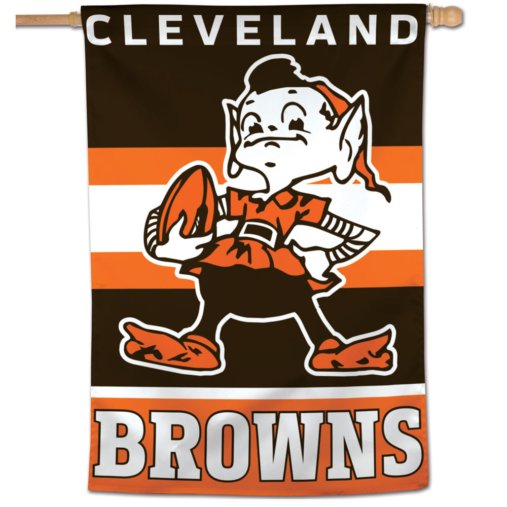 : Cleveland Browns Dawg Pound Brownie Double Sided Banner Flag :  Sports & Outdoors