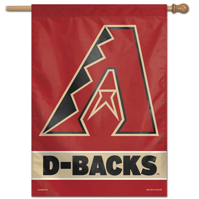Arizona Diamondbacks Wordmark Vertical Flag - 28