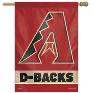 Arizona Diamondbacks Wordmark Vertical Flag - 28"x40"                                                                          
