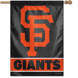San Francisco Giants Wordmark Vertical Flag - 28"x40"                                                                     