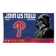 Philadelphia Phillies Star Wars Darth Vader Deluxe Flag - 3'x5'