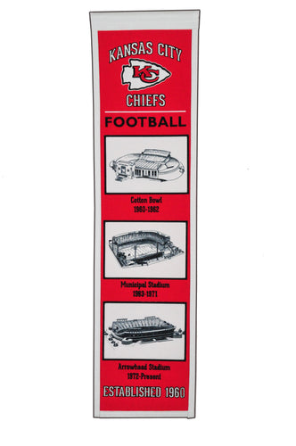 kansas city cheifs stadium heritage banner 
