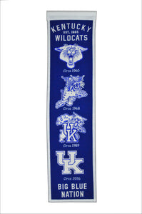 Kentucky Wildcats Heritage Banner - 8"x32"
