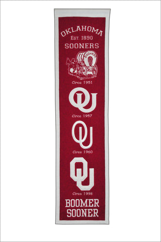Oklahoma Sooners Heritage Banner - 8