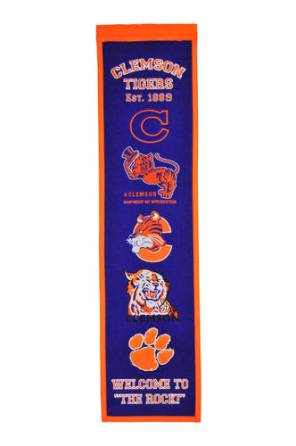Clemson Tigers Heritage Banner - 8