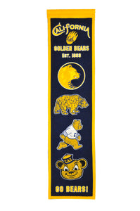 California Bears Heritage Banner - 8"x32"
