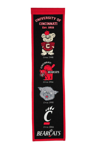 Cincinnati Bearcats Heritage Banner - 8