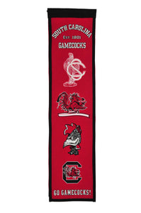 South Carolina Gamecocks Heritage Banner - 8"x32"