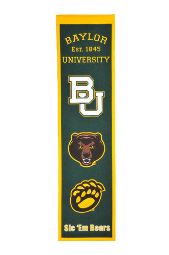 Baylor Bears Heritage Banner - 8