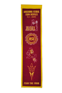 Arizona State Sun Devils Heritage Banner - 8"x32"