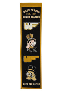 Wake Forest Demon Deacons Heritage Banner - 8"x32"