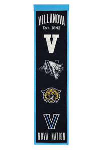 Villanova Wildcats Heritage Banner - 8"x32"