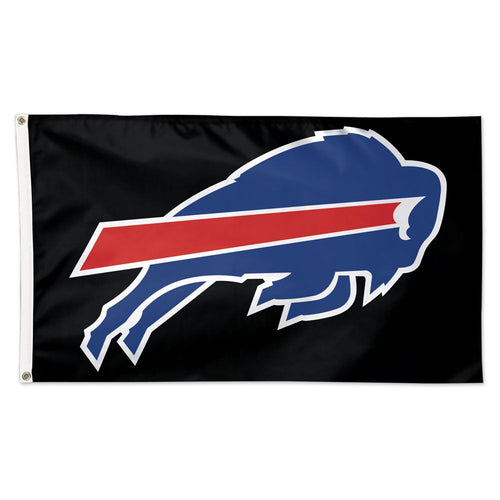 Buffalo Bills Black Deluxe Flag - 3'x5'