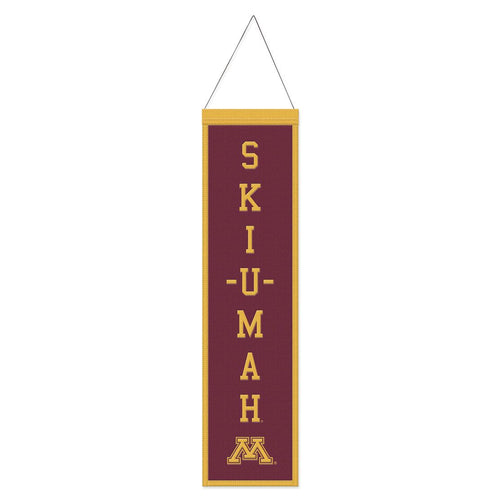 Minnesota Golden Gophers Wool Banner - 8