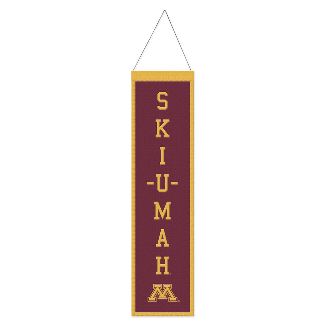 Minnesota Golden Gophers Wool Banner - 8