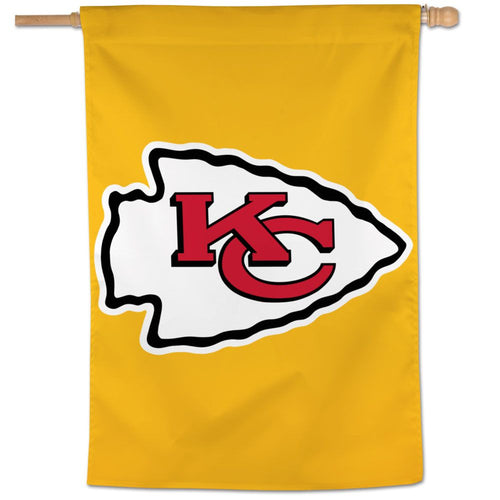 Kansas City Chiefs Gold Vertical Flag - 28
