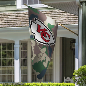Kansas City Chiefs Camo Vertical Flag - 28"x40"