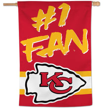 Kansas City Chiefs #1 Fan Vertical Flag - 28"x40"