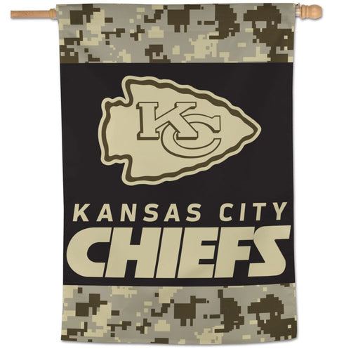 Kansas City Chiefs Digi Camo Vertical Flag - 28