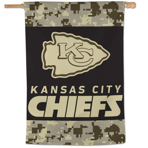 Kansas City Chiefs Digi Camo Vertical Flag - 28"x40"