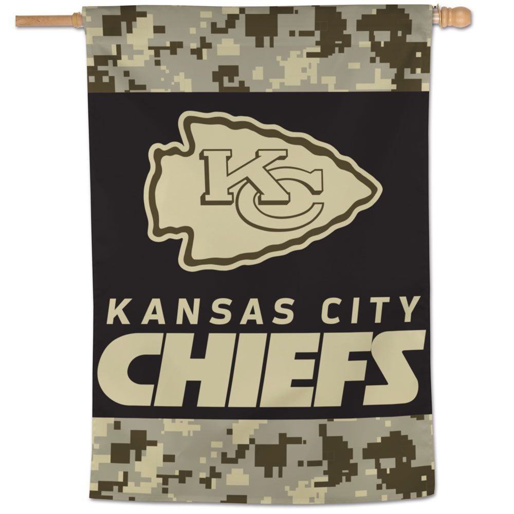 Kansas City Chiefs Camo Vertical Flag - 28x40 – Sports Fanz