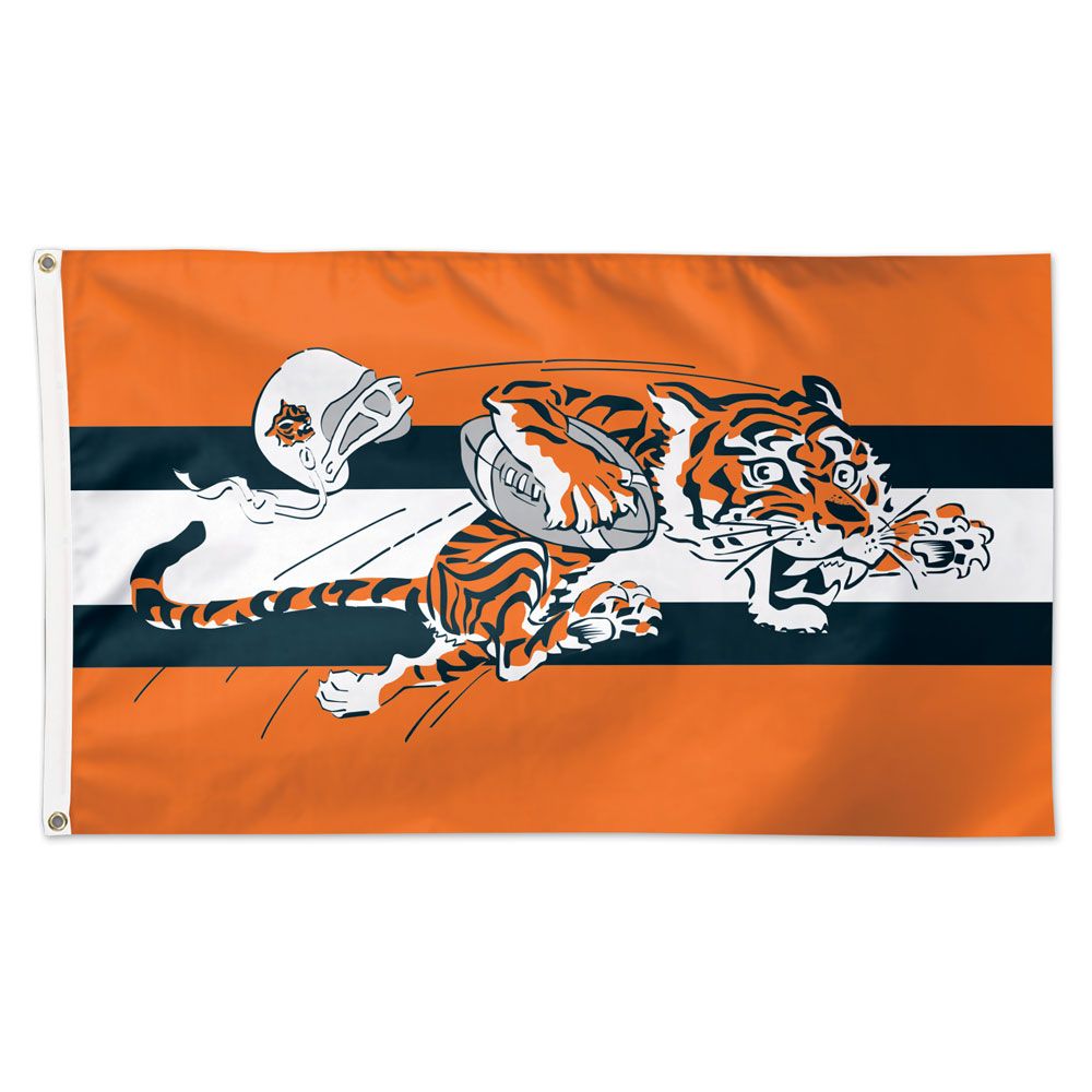 Cincinnati Bengals Classic Logo Deluxe Flag - 3'x5'