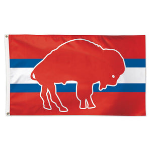 Buffalo Bills Retro Logo Deluxe Flag - 3'x5'
