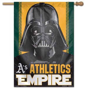 Oakland A's Star Wars Darth Vader Vertical Flag - 28"x40"                                                     