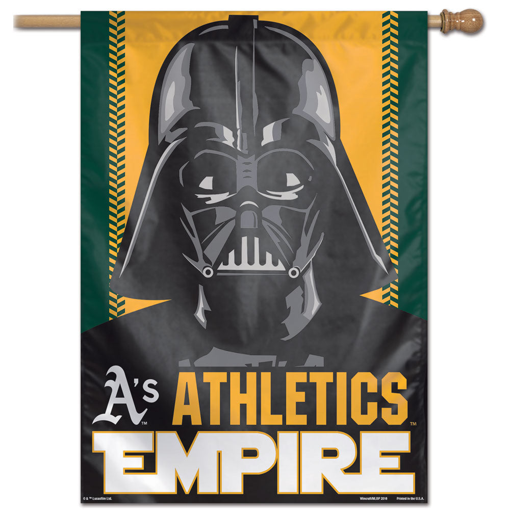 Oakland A's Star Wars Darth Vader Vertical Flag - 28
