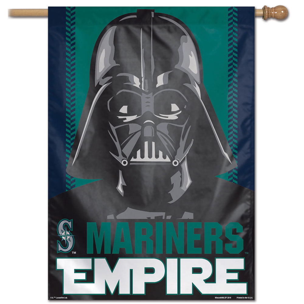 Seattle Mariners Star Wars Darth Vader Vertical Flag - 28