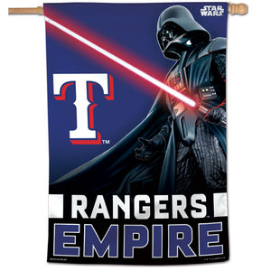 Texas Rangers Star Wars Darth Vader Vertical Flag - 28"x40"                                                                