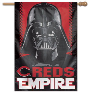 Cincinnati Reds Star Wars Darth Vader Vertical Flag - 28"x40"                                                   