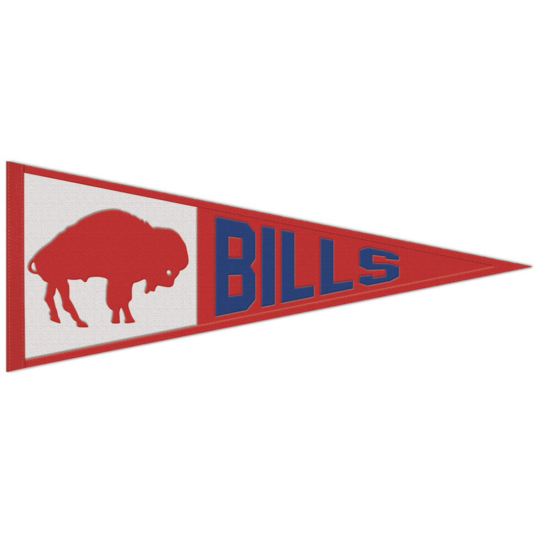 Buffalo Bills Throwback Logo Wool Pennant - 13
