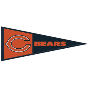 Chicago Bears Wool Pennant - 13"x32"