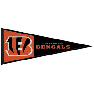 Cincinnati Bengals Wool Pennant - 13"x32"