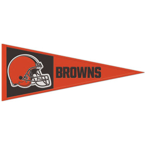 Cleveland Browns Wool Pennant - 13"x32"