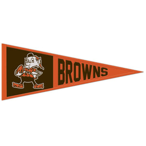 Cleveland Browns Retro Logo Wool Pennant - 13"x32"