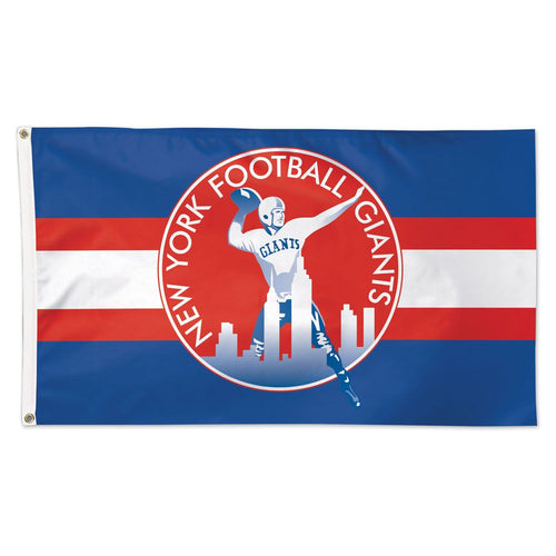 New York Giants Retro Logo Deluxe Flag - 3'x5'