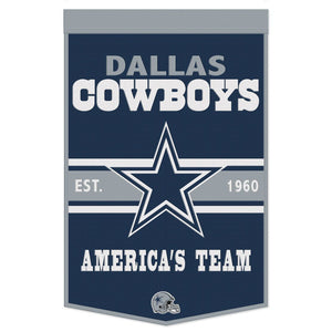 Dallas Cowboys America's Team Wool Banners - 24