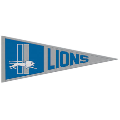 Detroit Lions Retro Logo Wool Pennant - 13