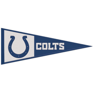 Indianapolis Colts Wool Pennant - 13"x32"