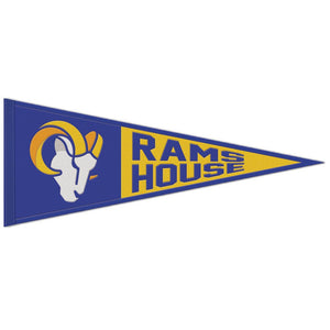 Los Angeles Rams Wool Pennant - 13"x32" RAMS HOUSE