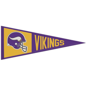 Minnesota Vikings Retro Logo Wool Pennant - 13"x32"