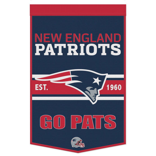 New England Patriots Wool Banners - 24