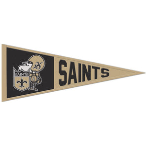 New Orleans Saints Retro Logo Pennant - 13"x32"