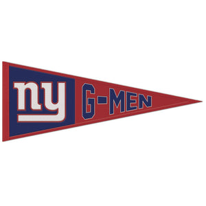 New York Giants Pennant - 13"x32" G-Men