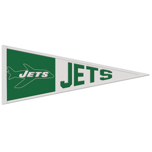 WinCraft New York Jets 13' x 32' Retro Logo Pennant