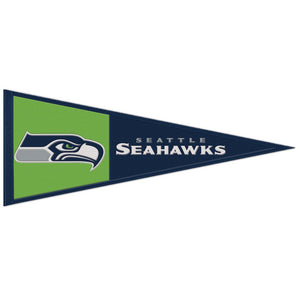Seattle Seahawks Wool Pennant - 13"x32"