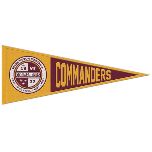 Washington Commanders Retro Wool Pennant - 13