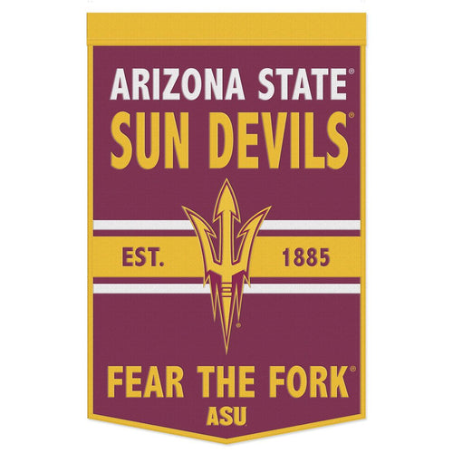 Arizona State Sun Devils Wool Banner - 24